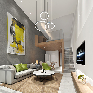 Nordic Apartment Single Apartment 3d model