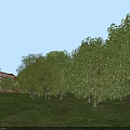 Modern School Campus With Multiple Classroom Buildings Sports Field Basketball Courts And Greenery