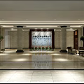Office Building Hall 3d model