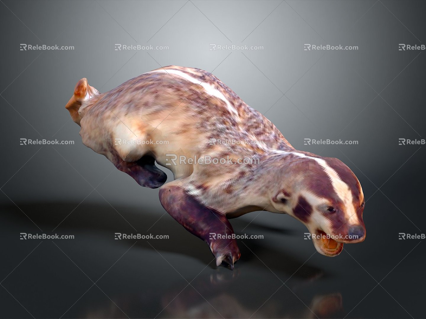 Beiji Badger American Badger Fur Tasmanian Badger Wolverine Badger Animal Wild Animal 3d model