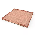Architectural Square Platform With Textured Stone Surface And Decorative Edging
