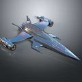 Modern Spaceship Spacecraft Spacecraft 3d model