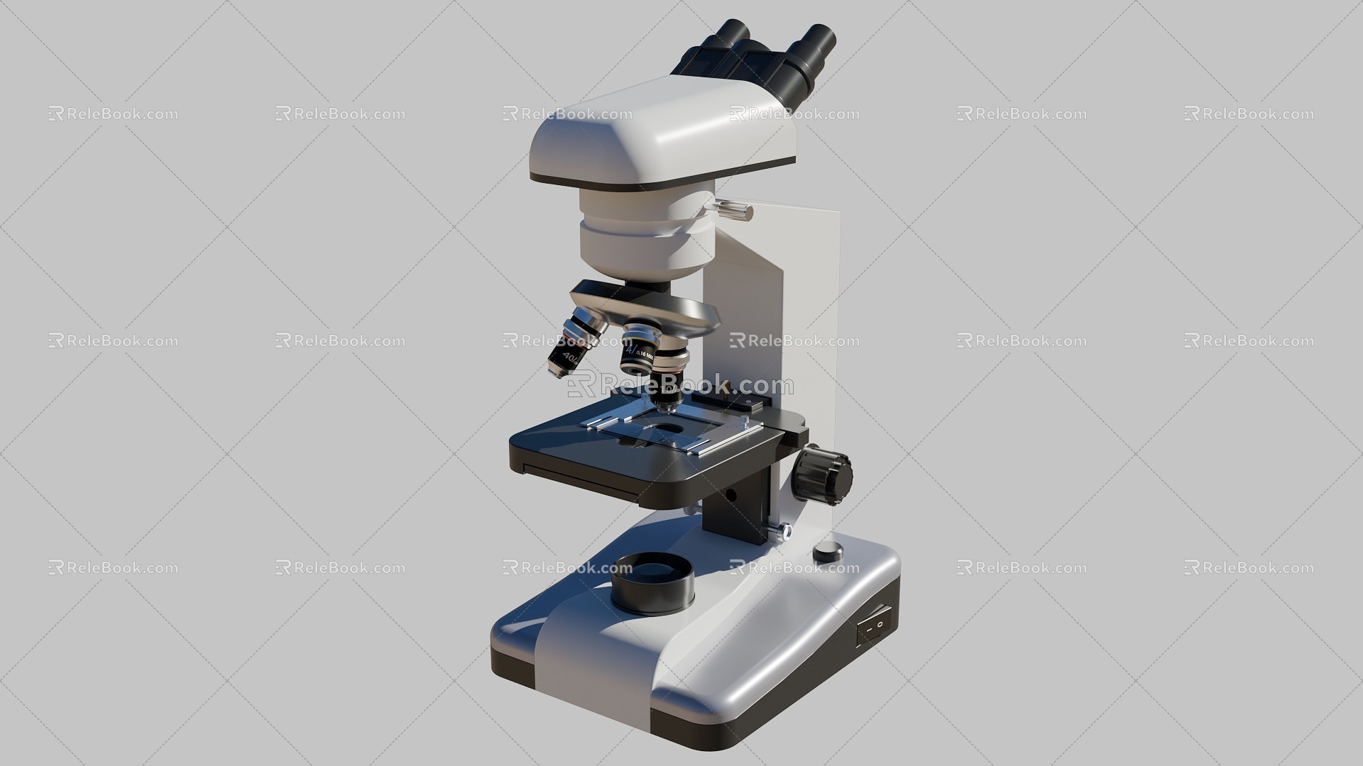 Instrument Equipment Microscope Electron Microscope Monitoring Equipment Medical 3d model