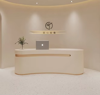 Beauty Salon Front Desk 3d model