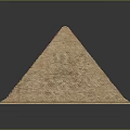 Pyramid Hexagon Pyramid Cultural Relics Building Ancient Architectural Items 3d model