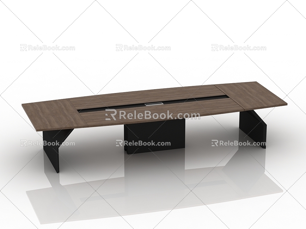 Desk Class Desk Conference Table 3d model