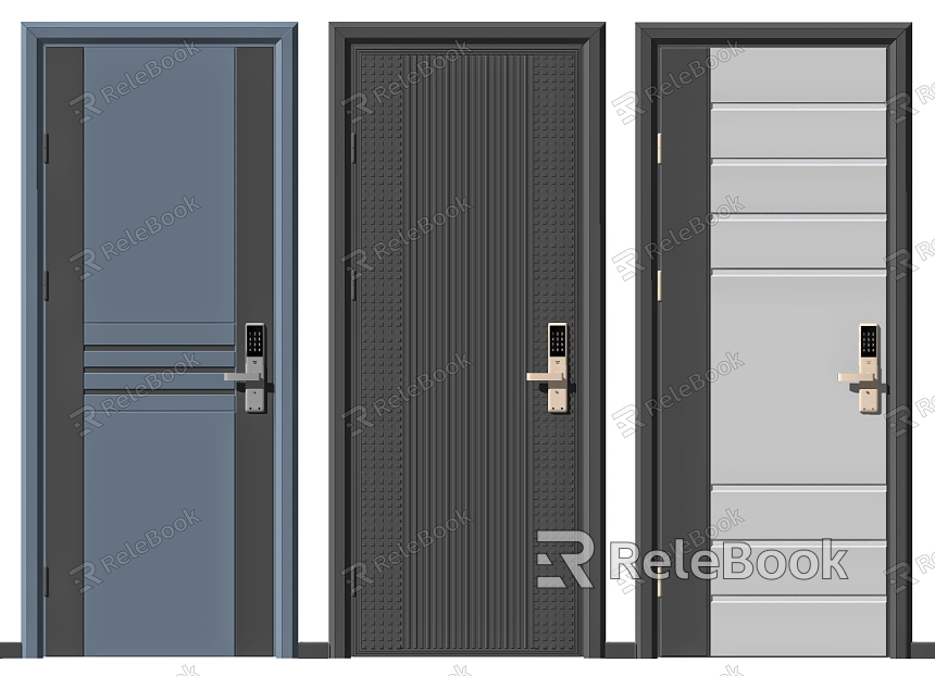 Modern security door entry door model