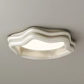 Two Unique White Ceiling Lights With Creative Designs