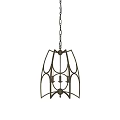 Elegant Modern Geometric Chandelier With Openwork Metal Frame For Interior Design 3d model