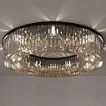 Round Crystal Ceiling Light Modern Luxury Elegant Sparkling Decorative Fixture 3d model