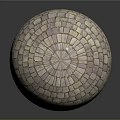 Handcrafted Mosaic Sphere Decoration With Ceramic Tiles And Intricate Geometric Pattern