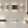 Modern Wall Lamps with Various Designs and Illuminating Effects Mounted on Wall