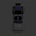 Rugged Gray Jeep Open Top With Doors Open And Off Road Tires