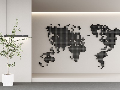 Map Wall Decoration model