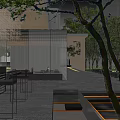 Demonstration area landscape 3d model