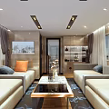 Modern Houseboat With People Sailing On Water