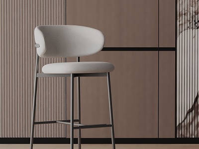 Modern Bar Chair 3d model