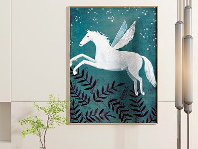 Modern Animal Painting Decorative Painting model