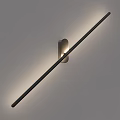 Modern Minimalist Wall Light With Sleek Metal Design And Warm Illumination