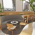 Modern Rest Area 3d model