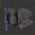 Vise vise tools Hardware tools Processing tools Furniture Realistic 3d model