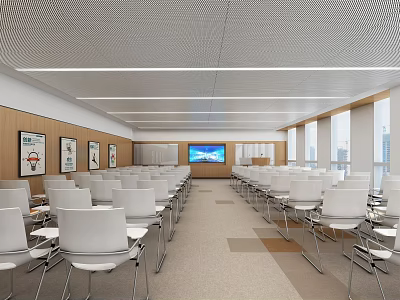 Modern Training Room 3d model