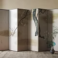 New Chinese Style Screen Partition 3d model