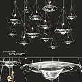 chandelier Momento chandelier table lamp mooielight 3d model