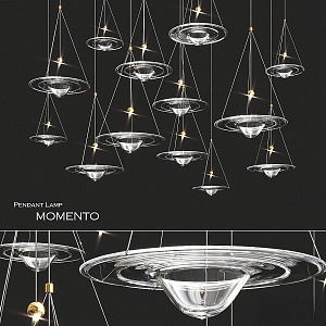 chandelier Momento chandelier table lamp mooielight 3d model