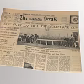 Vintage The Herald Newspaper Featuring Pearl Lap Melbourne Cup Horse Race Report
