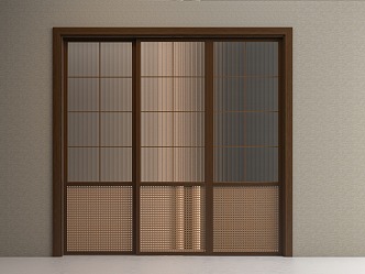 Silly sliding door glass sliding door balcony door kitchen door kitchen door 3d model