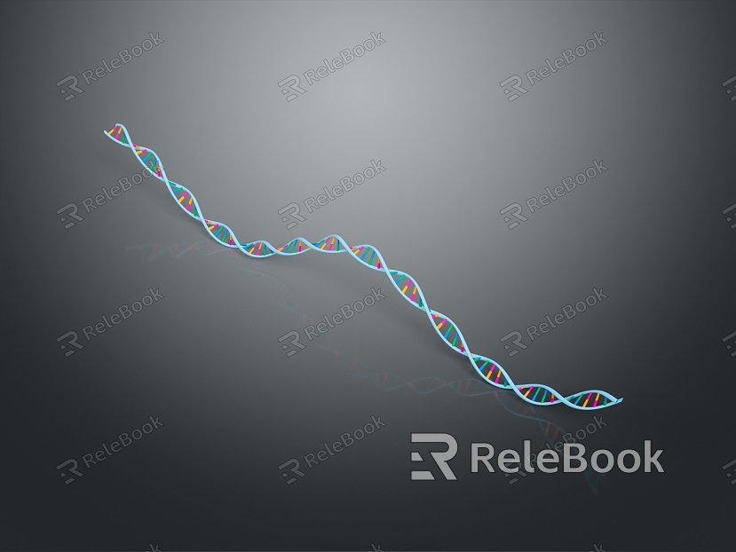 molecular chain gene chain digital daily necessities model