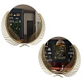 set modern decorative mirror 18w 3d model