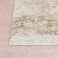 Square Rugs With Various Beige Pink Textured And Speckled Designs