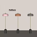 Retro Middle Ancient Floor Lamp Retro Middle Ancient Floor Lamp Simple Floor Lamp Glass Crystal 3d model