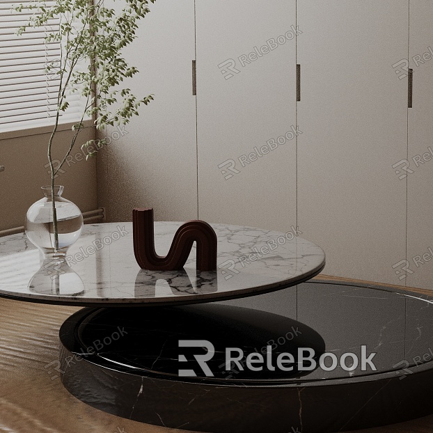 Modern coffee table model