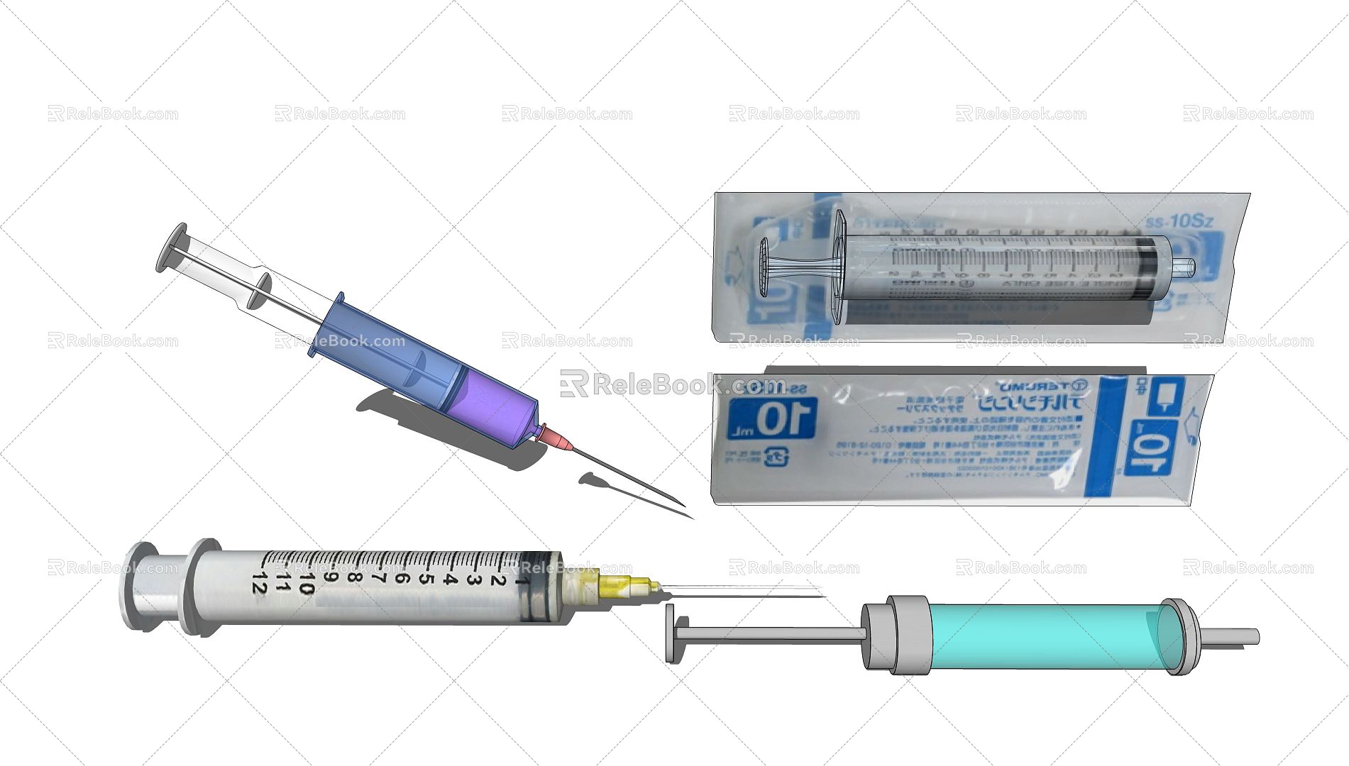 Modern Needle Tube Needle Cylinder model