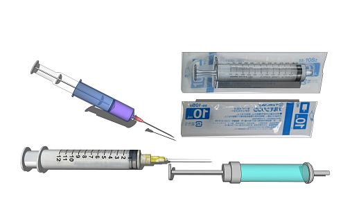 Modern Needle Tube Needle Cylinder 3d model