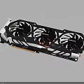 High Performance Gaming Graphics Card With Three Cooling Fans And Advanced Heat Dissipation System