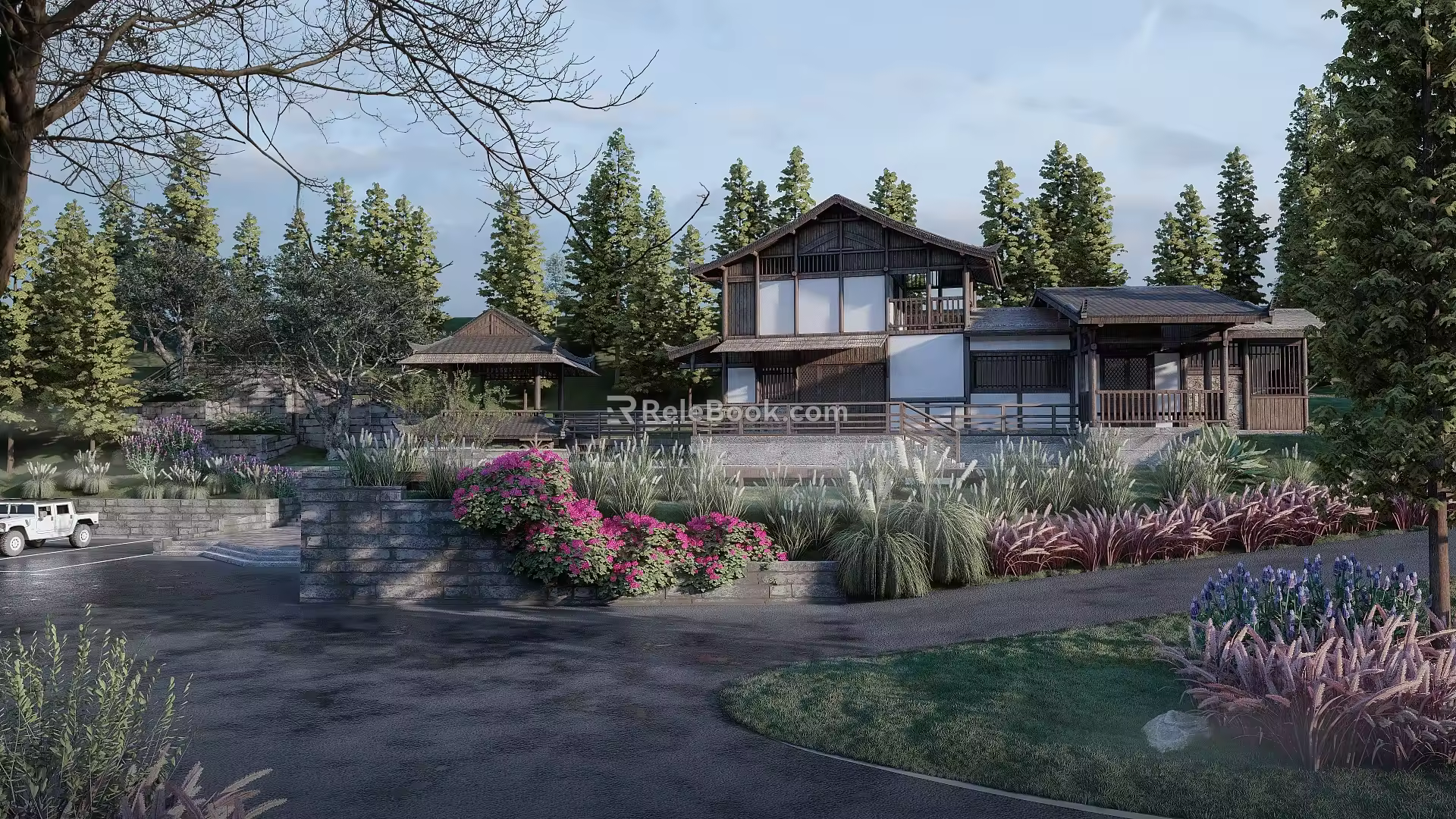 Chinese Ancient Architecture Song Dynasty Architecture 3d model