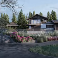 Chinese Ancient Architecture Song Dynasty Architecture 3d model