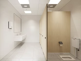 Public toilet 3d model