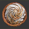 Delicious Golden Crust Tart With Creamy Filling And Caramelized Meringue Swirls