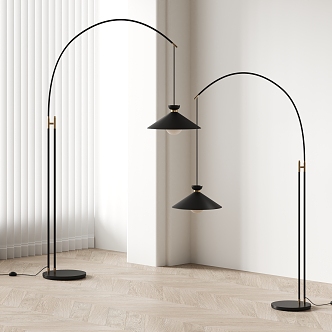 Mogg Floor Lamp Fishing Lamp Minimalist Floor Lamp 3d model