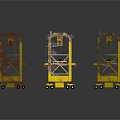 High Quality Multiple Yellow Industrial Gantry Crane Equipment For Heavy Lifting Operations