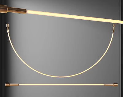 Modern chandelier 3d model