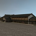 Chinese Ancient Building Ancient Building Village Zhengxing Series 3d model