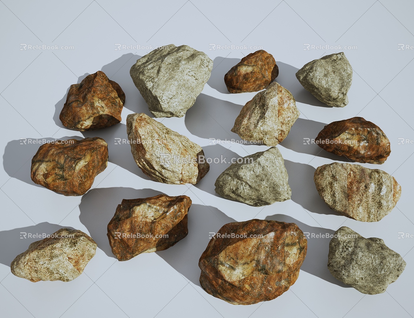 Modern Stone 3d model