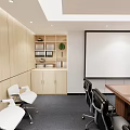 Modern Conference Room 3d model