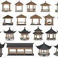 Traditional Chinese Style Pavilions And Gazebos Collection In Various Designs